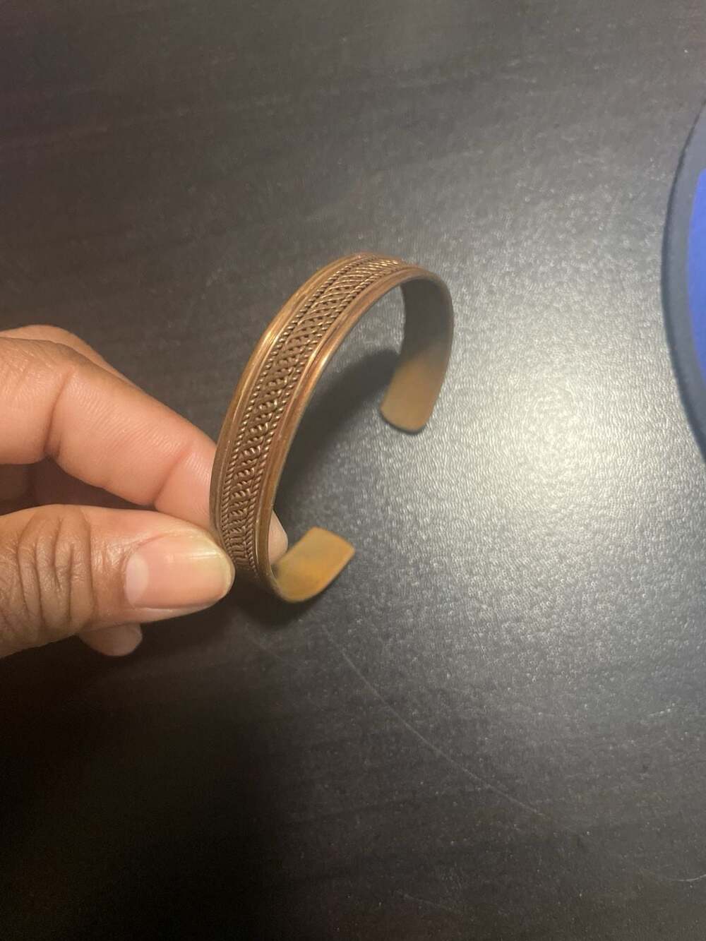 Sabona Vintage Braided Copper Cuff Bracelet